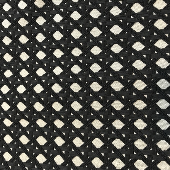 NWT Yigal Azrouël lattice dress w/ leather detail - Picture 4 of 10